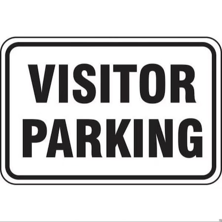 Accuform TRAFFIC SIGN VISITOR PARKING 18 in  X FRP213RA